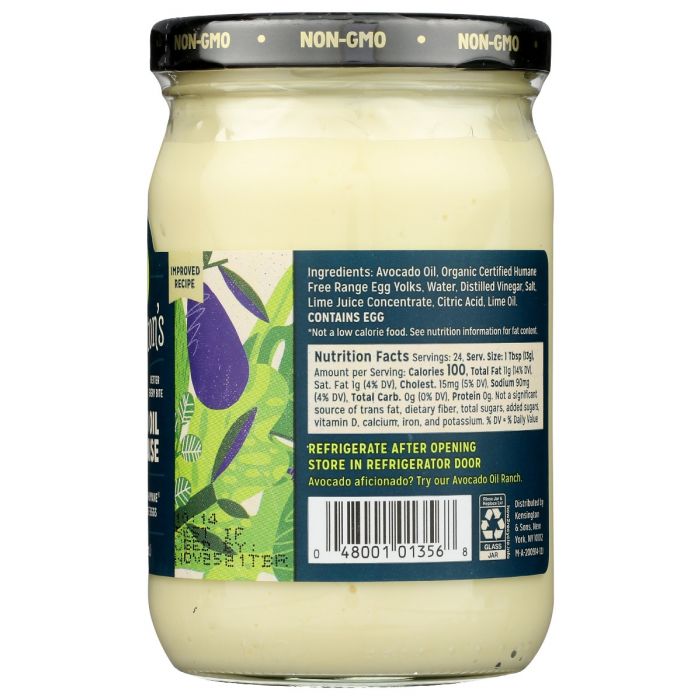 SIR KENSINGTONS: Avocado Oil Mayonnaise, 12 oz