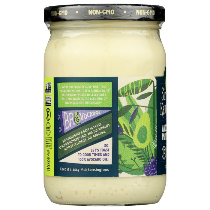 SIR KENSINGTONS: Avocado Oil Mayonnaise, 12 oz