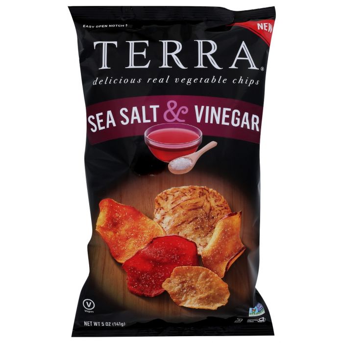 TERRA CHIPS: Sea Salt & Vinegar Chips, 5 oz