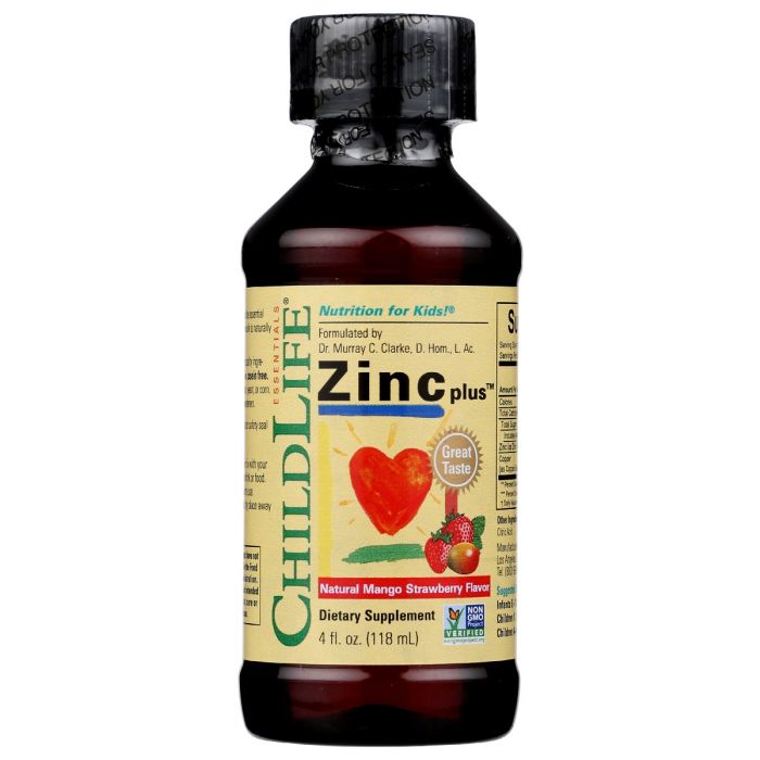 CHILDLIFE ESSENTIALS: Zinc Plus Mango Strawberr, 4 fo