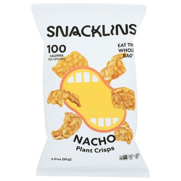 SNACKLINS: Nacho Plant Crisps, 3 oz