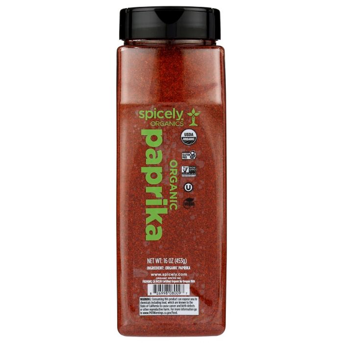 SPICELY ORGANICS: Organic Paprika Spice, 16 oz