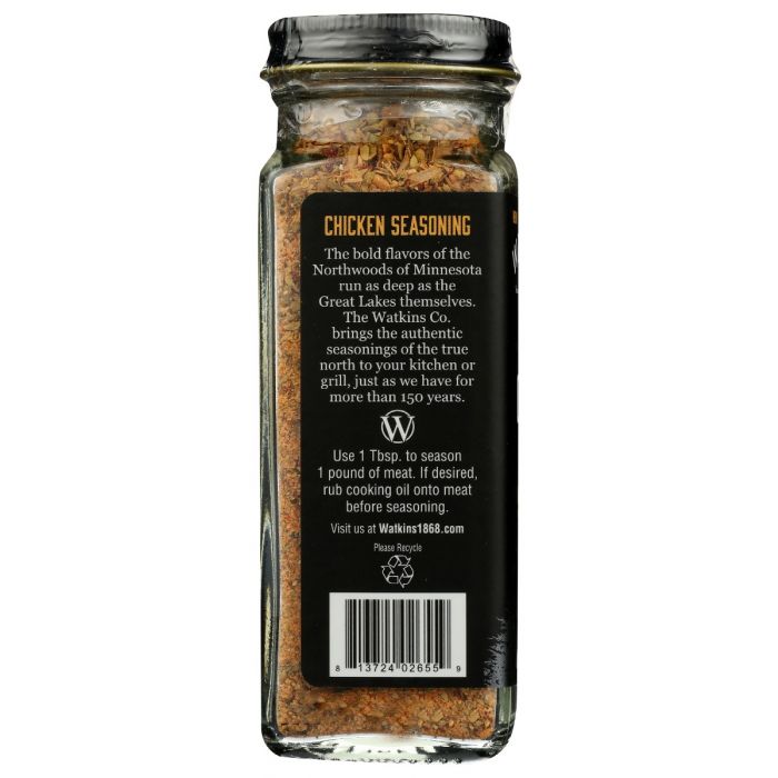 WATKINS: 1868 Organic Grilling Chicken Seasoning, 3.2 oz