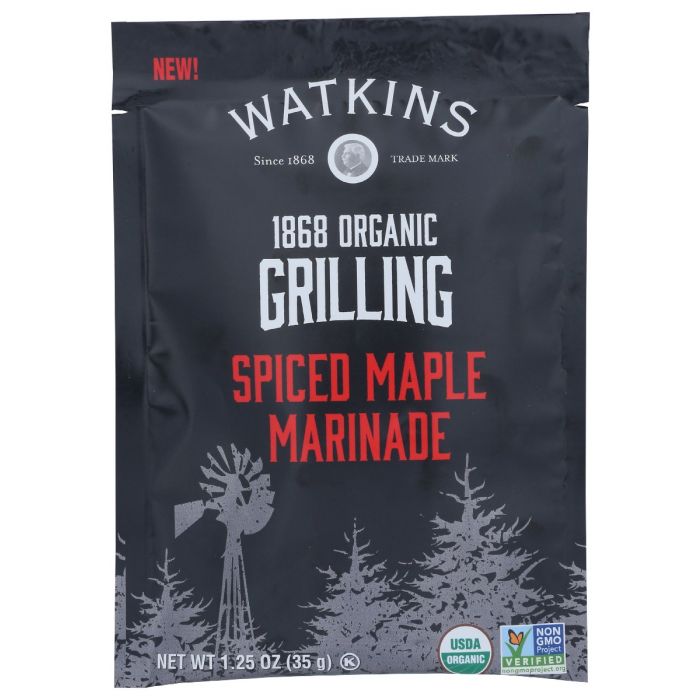 WATKINS: 1868 Organic Grilling Spiced Maple Marinade, 1.25 oz