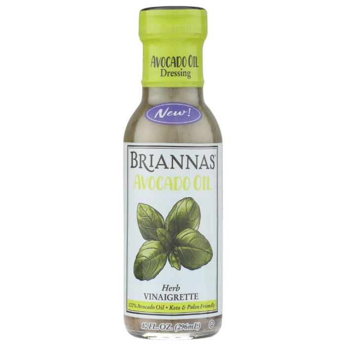 BRIANNAS: Herb Vinaigrette Avocado Oil Dressing, 10 oz