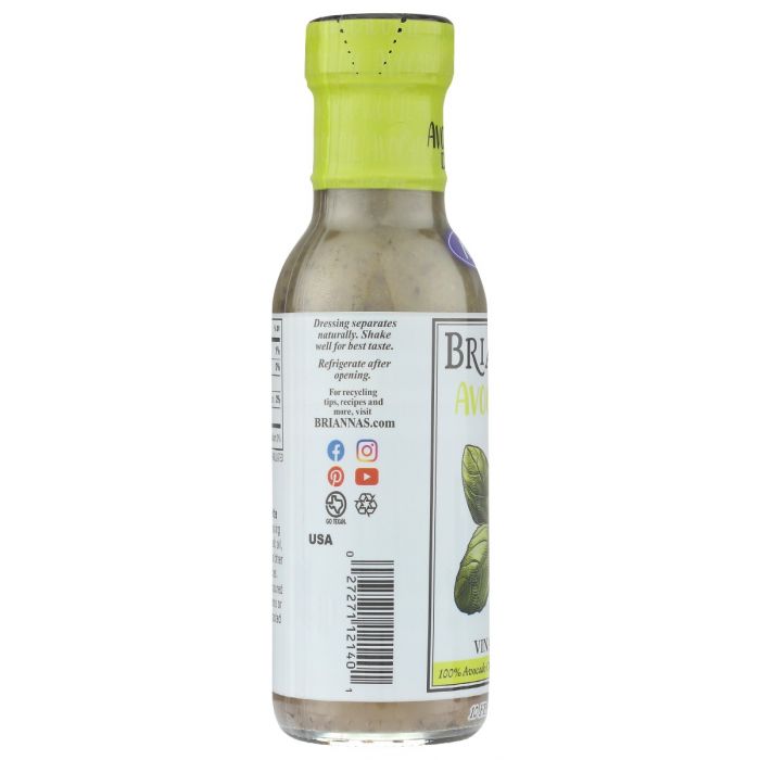 BRIANNAS: Herb Vinaigrette Avocado Oil Dressing, 10 oz