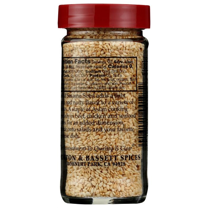 MORTON & BASSETT: Toasted Sesame Seed, 2 oz