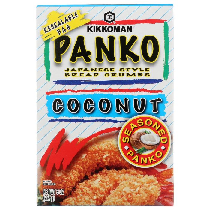 KIKKOMAN: Panko Coconut Bread Crumbs, 8 oz