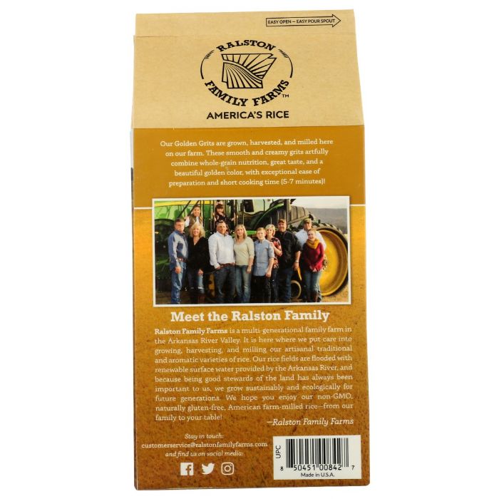 RALSTON FAMILY FARMS: Rice Grits Golden, 16 oz