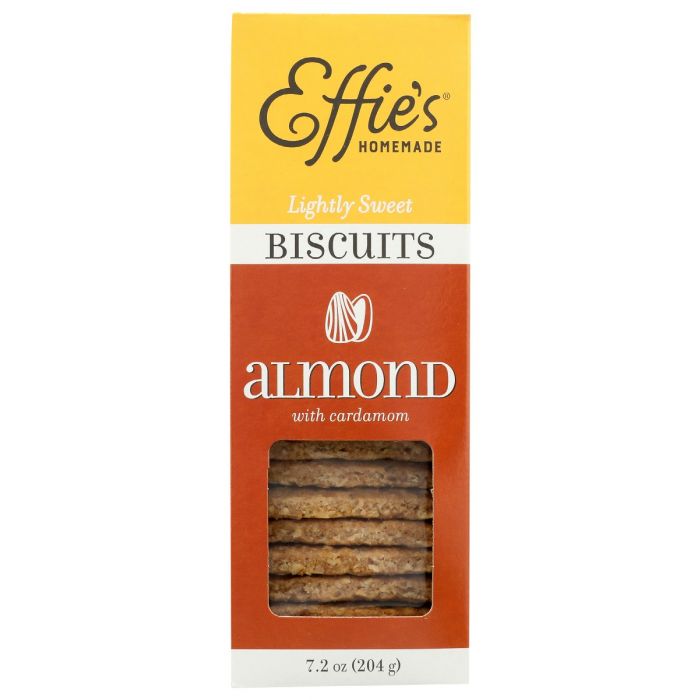 EFFIES HOMEMADE: Almond With Cardamom Biscuits, 7.2 oz