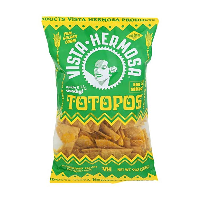 VISTA HERMOSA: Sea Salted Corn Totopos, 9 oz