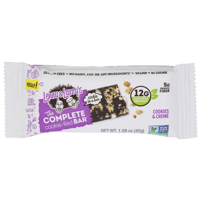 LENNY & LARRYS: Cookies N Creme Bar, 1.59 oz