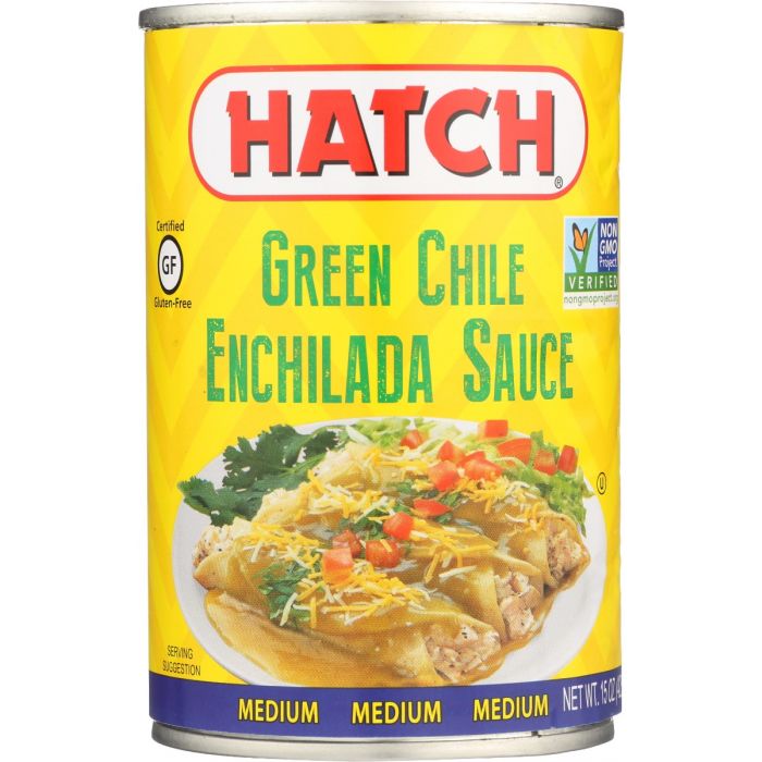 HATCH: Sauce Enchlda Grn Med, 15 oz