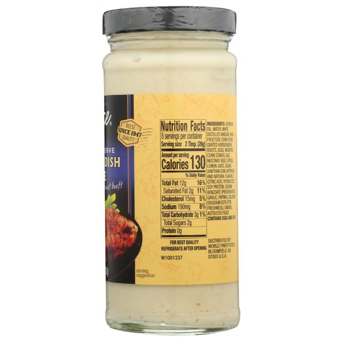 REESE: Sauce Horseradish, 7.5 oz