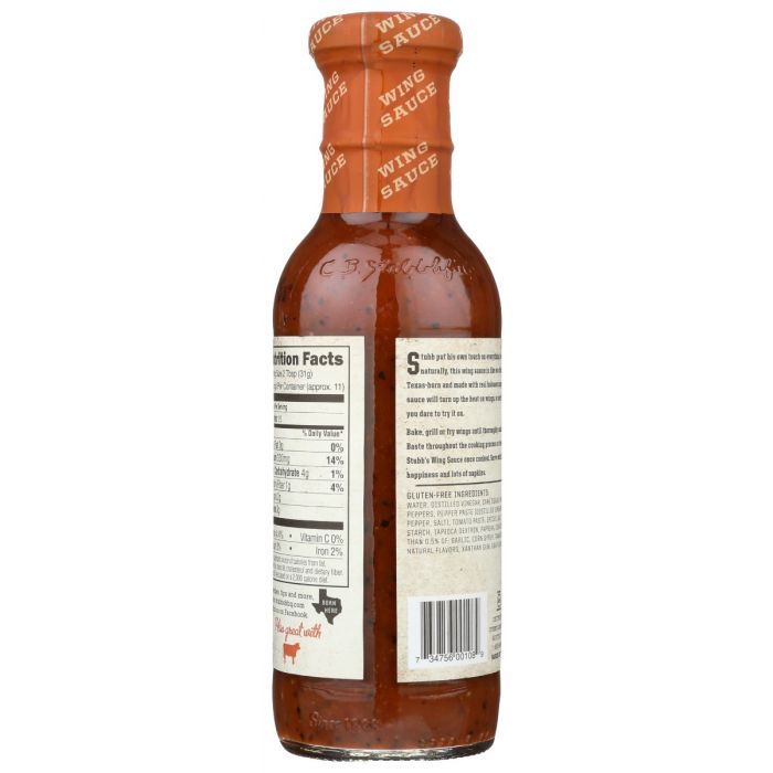 STUBBS: Sauce Wing Original, 12 oz