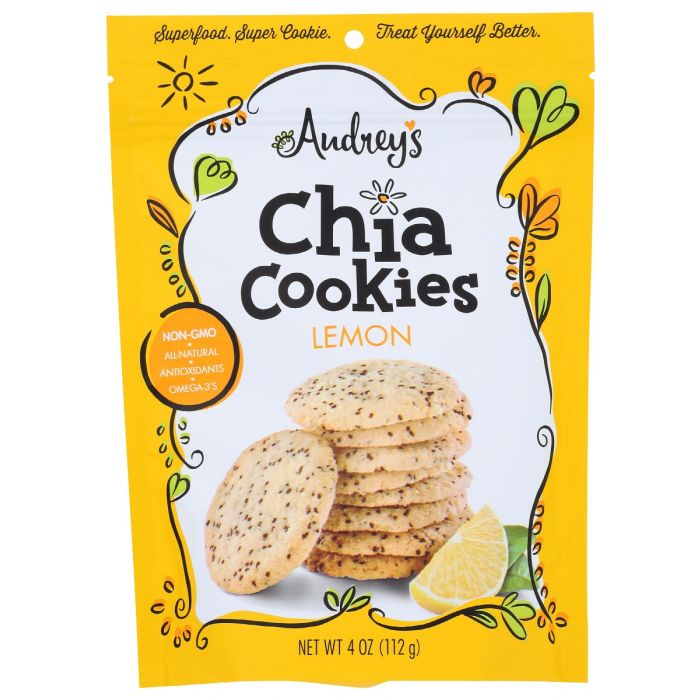 AUDREYS: Cookie Chia Lemon, 4 oz