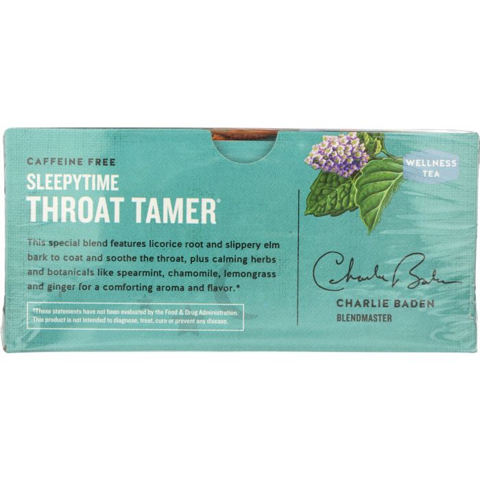 CELESTIAL SEASONINGS: Tea Herb Slpytime Thrt Tamer, 20 bg