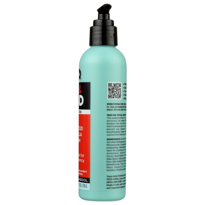 SHIKAI: Lotion Cbd Advance 1500Mg, 6 oz