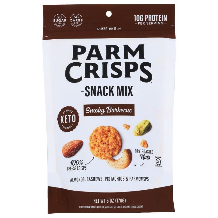 PARM CRISPS: Crisps Snack Mix Bbq, 6 oz