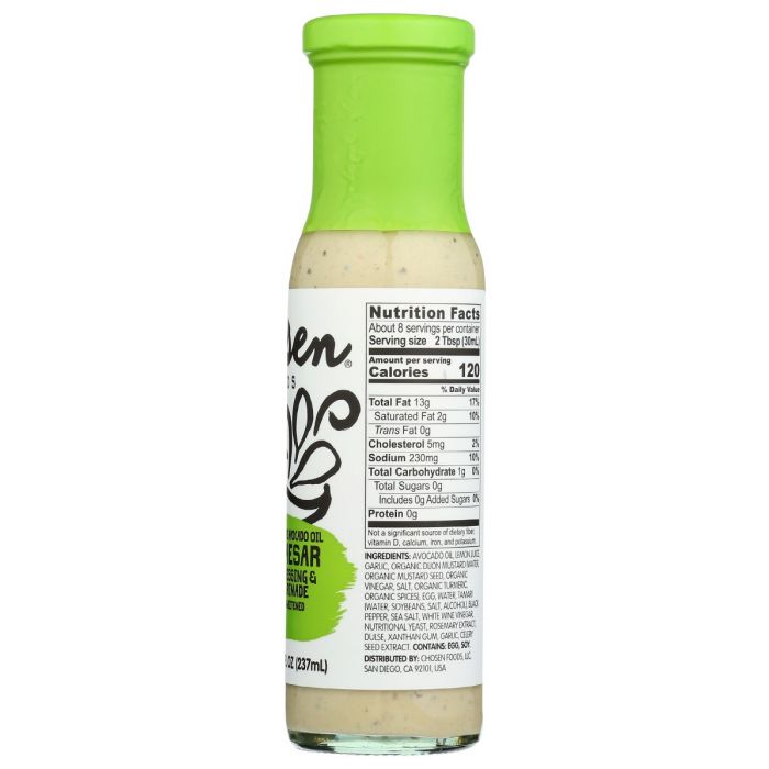 CHOSEN FOODS: Dressing Caesar & Marnade, 8 oz