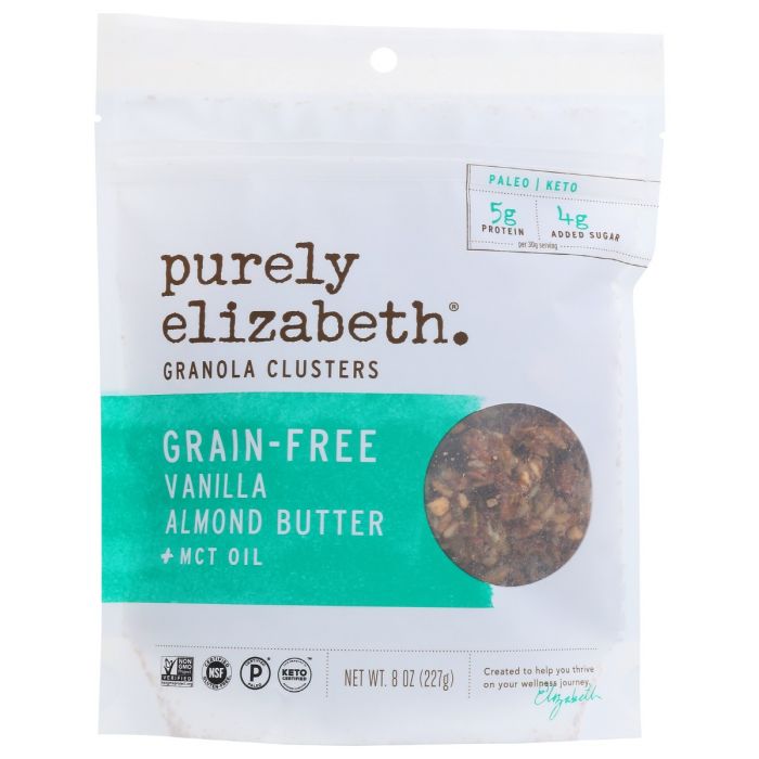 PURELY ELIZABETH: Granola Van Almnd Btr Mct, 8 oz