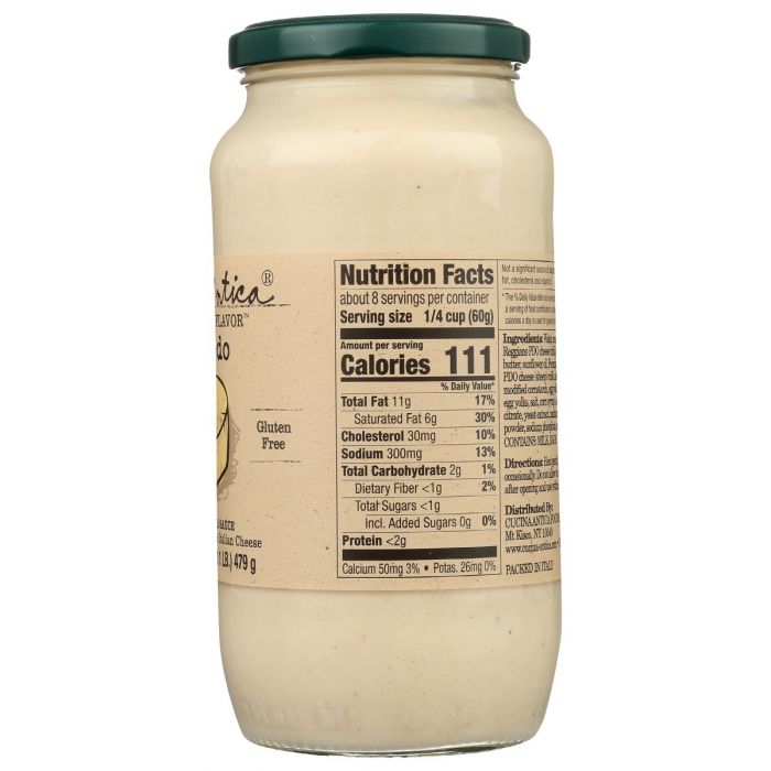 CUCINA ANTICA: Sauce Alfredo, 16 oz