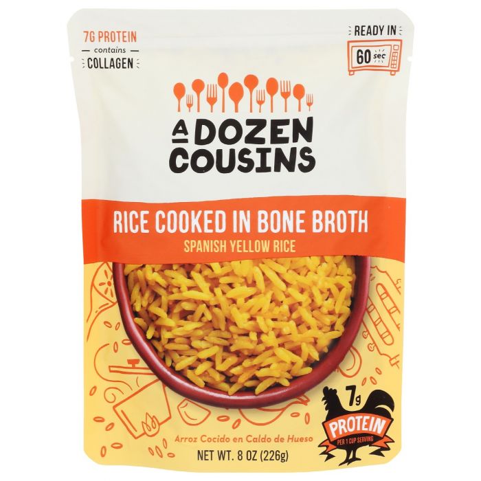 A DOZEN COUSINS: Rice Spanish Yellow Rte, 8 oz