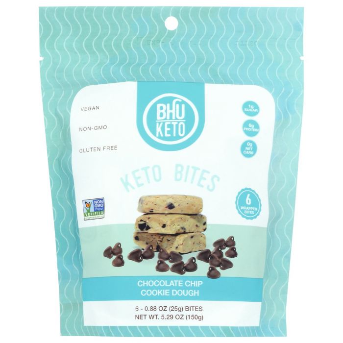 BHU FOODS: Bites Choc Chip Cookie, 5.29 oz