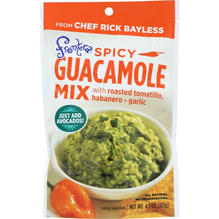 FRONTERA: Ssnng Pouch Guacamole Spicy, 4.5 oz