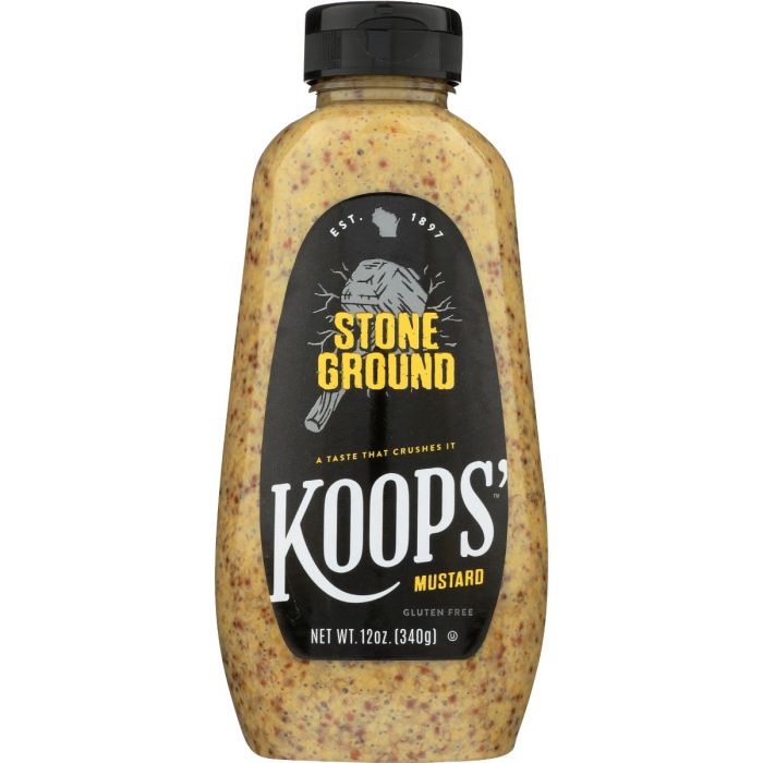 KOOPS: Mustard Stone Grnd, 12 oz