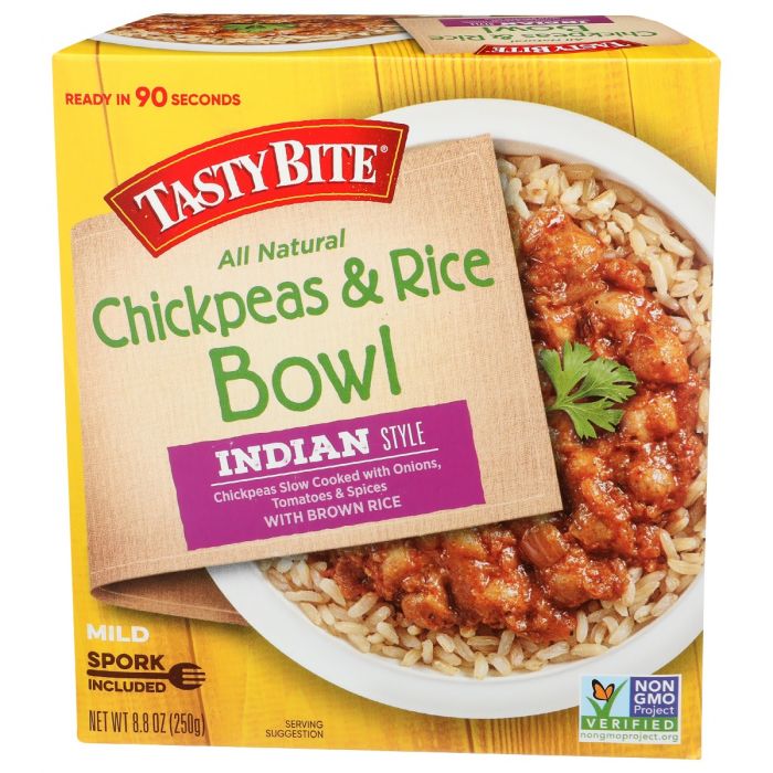 TASTY BITE: Bowl Chickpea & Rice, 8.8 oz