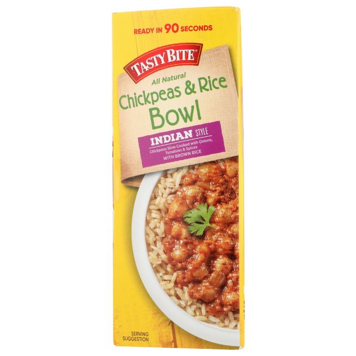 TASTY BITE: Bowl Chickpea & Rice, 8.8 oz