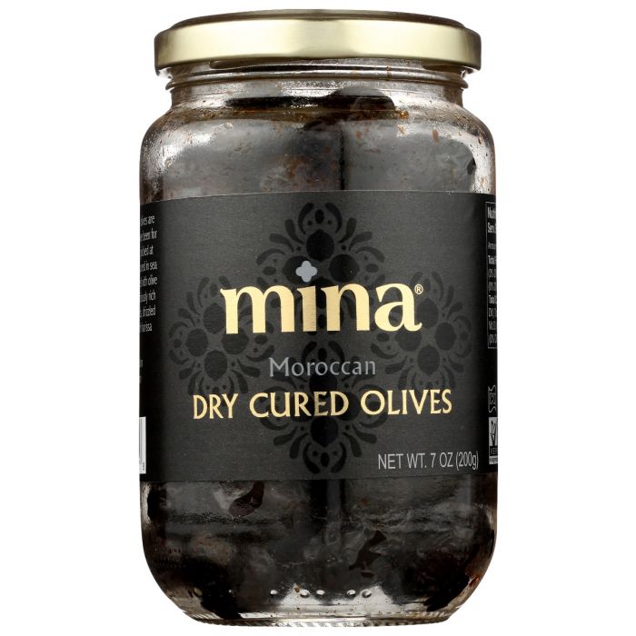 MINA: Olives Black Moroccan, 7 oz