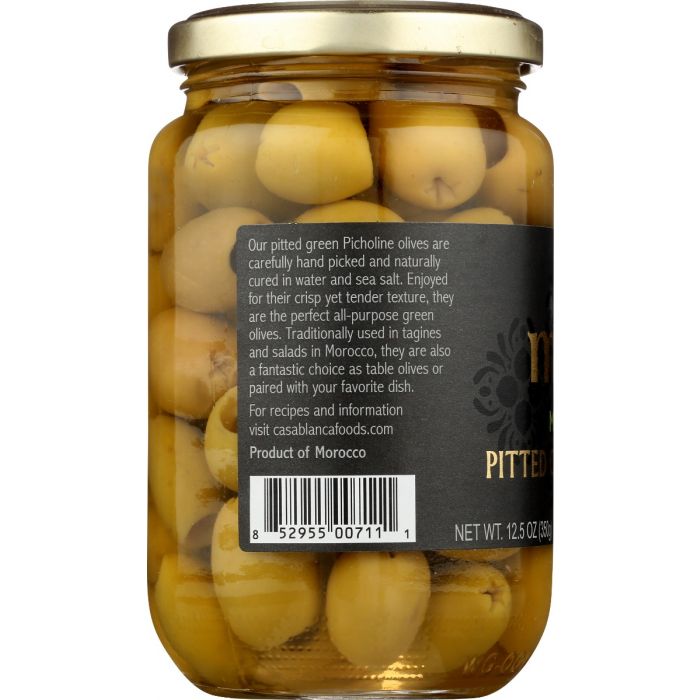 MINA: Olives Green Pittd Morocn, 12.5 oz