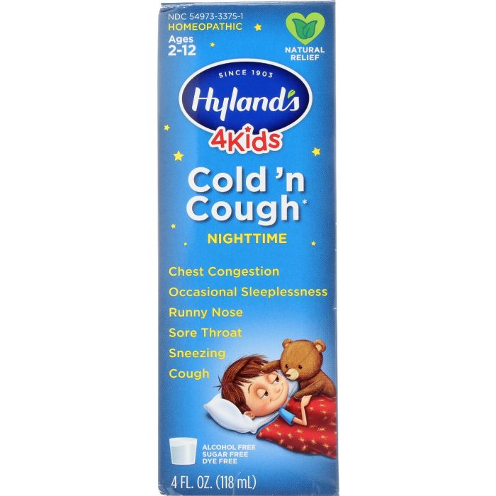 HYLAND: Kids Cold N Cough Night, 4 oz