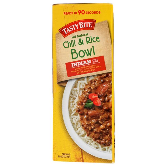 TASTY BITE: Bowl Chili & Rice, 8.8 oz