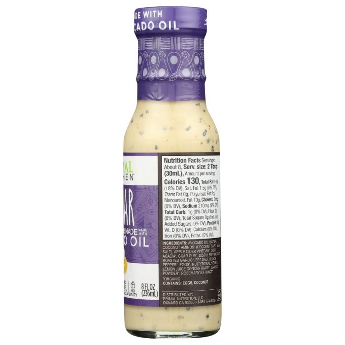 PRIMAL KITCHEN: Dressing Caesar Avcdo Oil, 8 oz