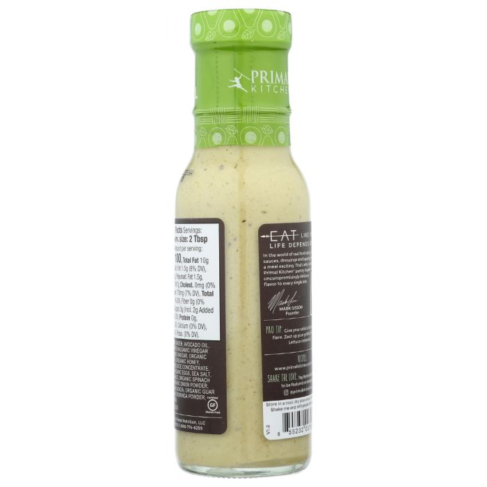 PRIMAL KITCHEN: Dressing Clntro Lime Avcd, 8 oz