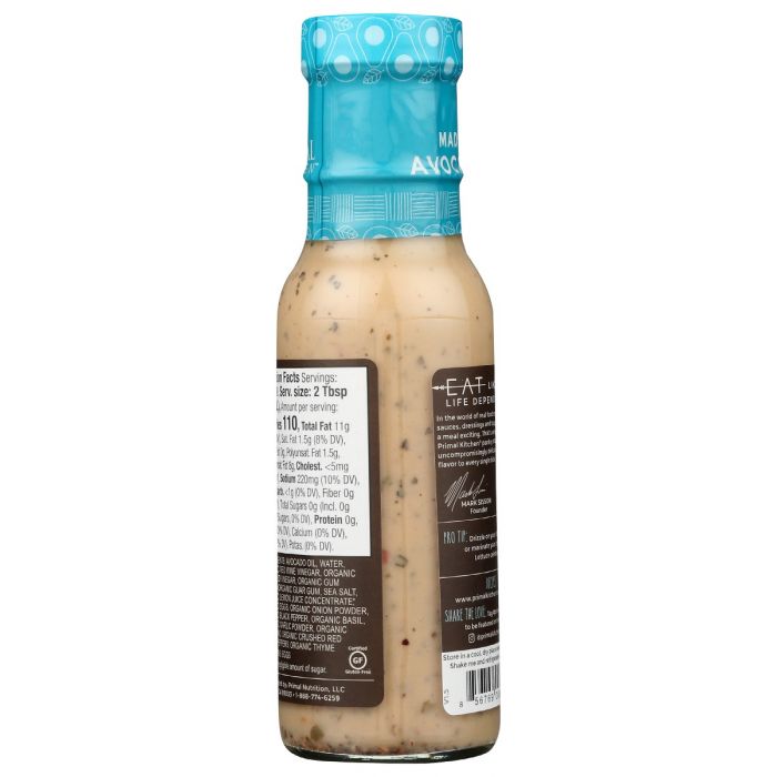 PRIMAL KITCHEN: Dressing Df Ital Avcdo Oi, 8 fo