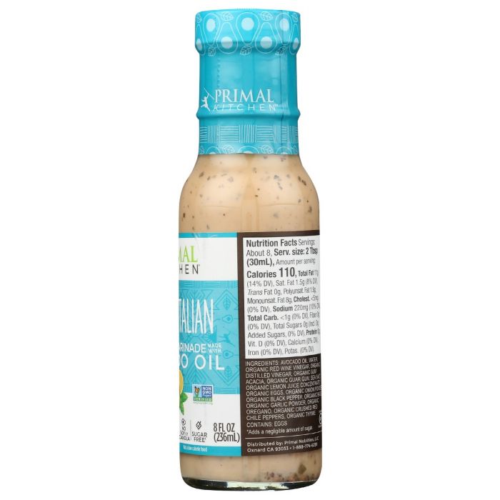 PRIMAL KITCHEN: Dressing Df Ital Avcdo Oi, 8 fo