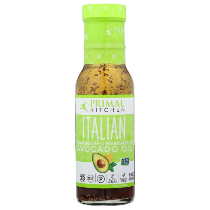 PRIMAL KITCHEN: Dressing Itl Vin Avcdo Ol, 8 oz