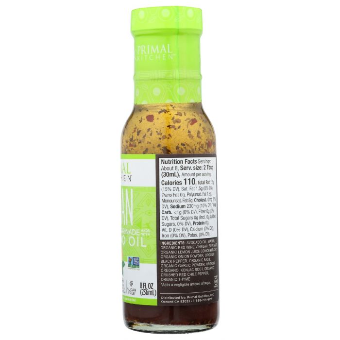 PRIMAL KITCHEN: Dressing Itl Vin Avcdo Ol, 8 oz