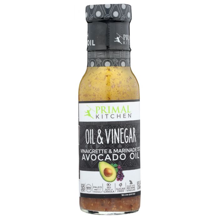 PRIMAL KITCHEN: Dressing Oil & Vinegar, 8 oz