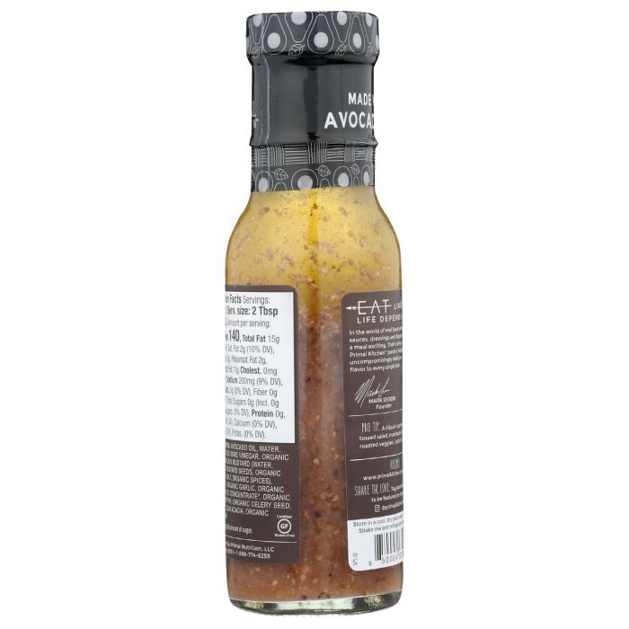 PRIMAL KITCHEN: Dressing Oil & Vinegar, 8 oz