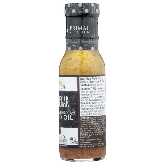 PRIMAL KITCHEN: Dressing Oil & Vinegar, 8 oz