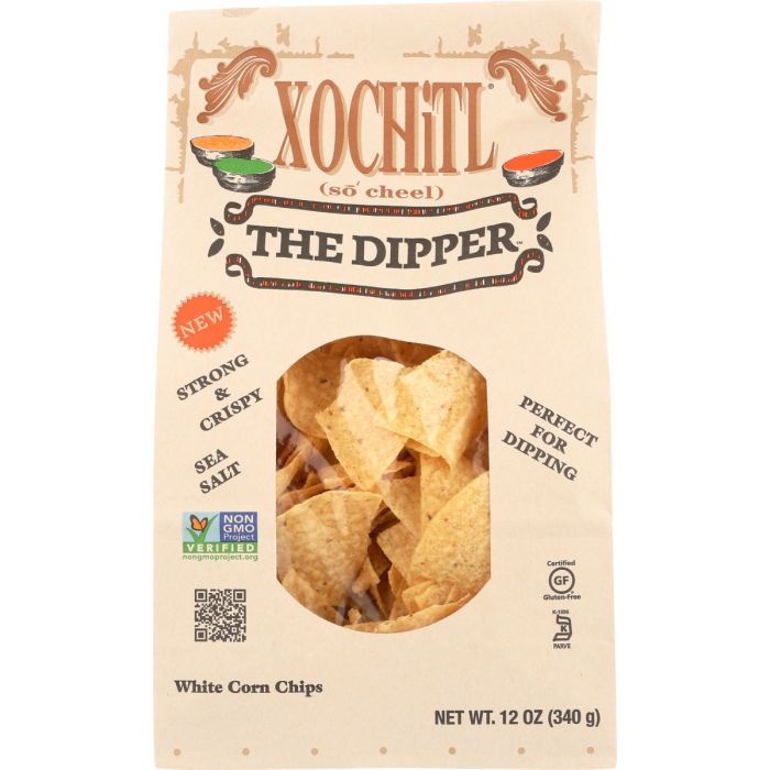 XOCHITL: Chips Dipping Salted, 12 oz