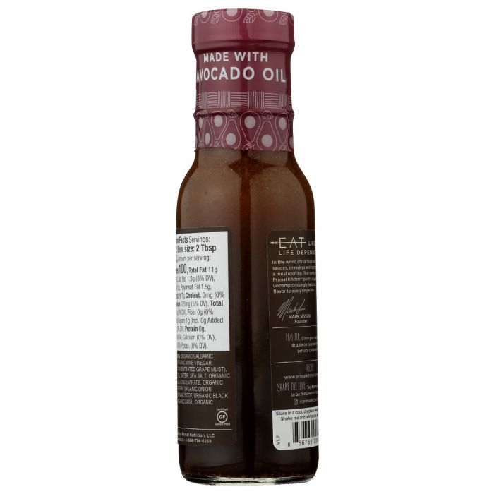 PRIMAL KITCHEN: Drssng Blsm Vng Avcdo Oil, 8 oz