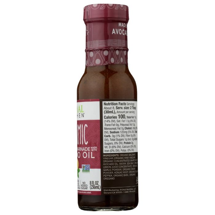 PRIMAL KITCHEN: Drssng Blsm Vng Avcdo Oil, 8 oz