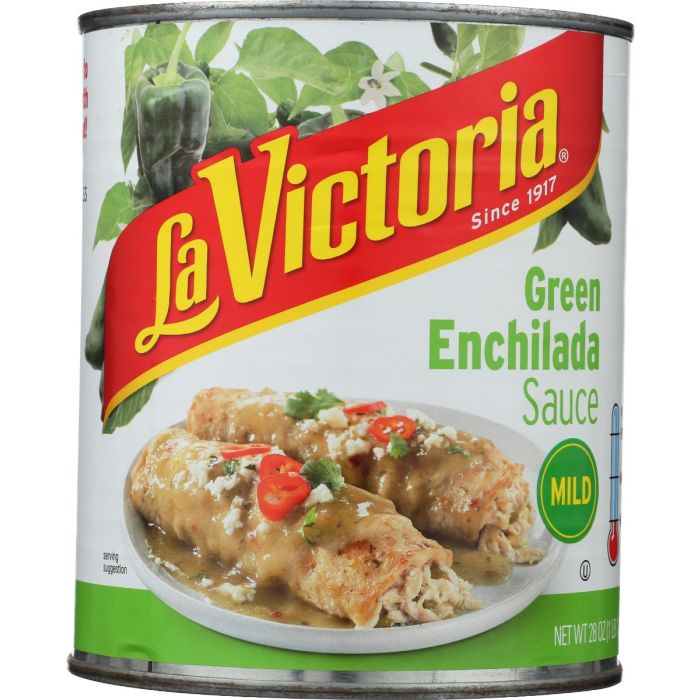 LA VICTORIA: Sauce Enchlda Mild Grn Chili, 28 oz