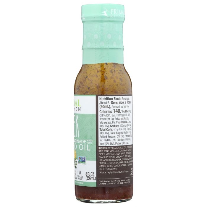 PRIMAL KITCHEN: Drssng Greek Vinaigrette, 8 oz